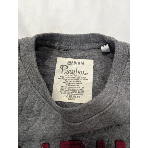 Alabama Crimson Tide NCAA Moose Quilted Pullover Sweater Pressbox Medium - Picture 4 of 4